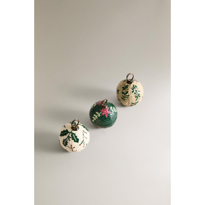 Держатели для мест на столе с рождественским шаром (набор из 3 штук)