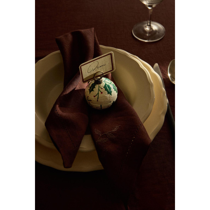 Держатели для мест на столе с рождественским шаром (набор из 3 штук)