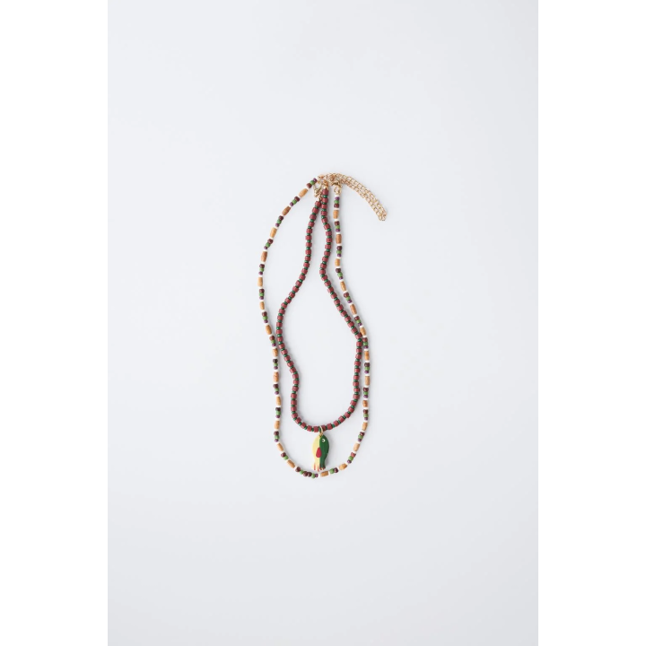 НАБОР ИЗ 2 ОЖЕРЕЛИЙ С БУСИНАМИ