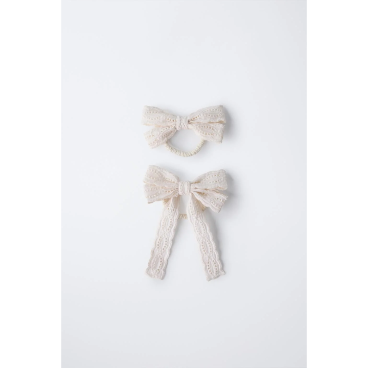 НАБОР ИЗ 2 РЕЗИНОК ДЛЯ ВОЛОС С БАНТОМ