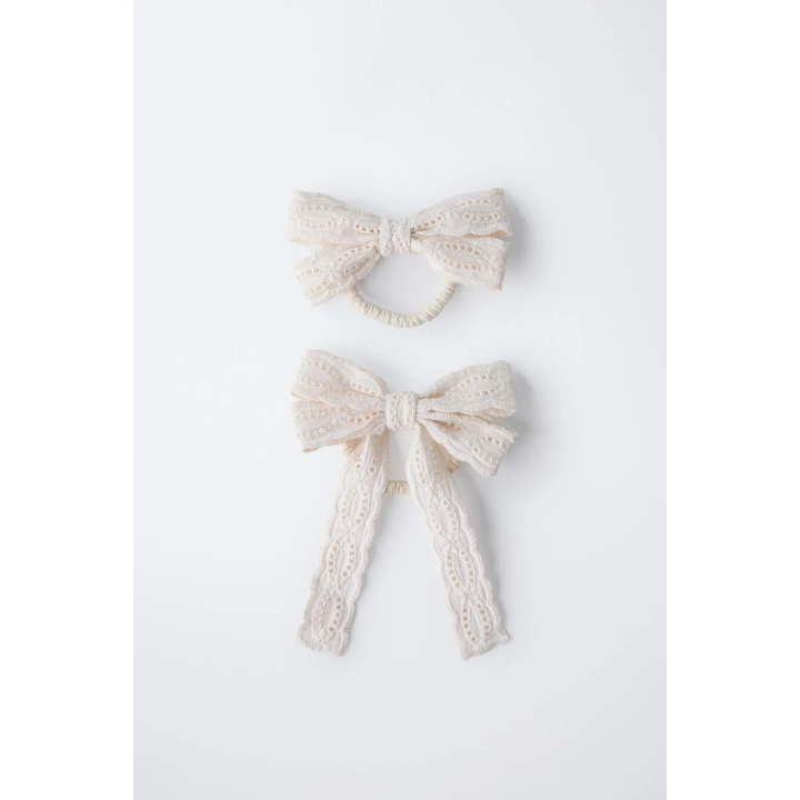 НАБОР ИЗ 2 РЕЗИНОК ДЛЯ ВОЛОС С БАНТОМ