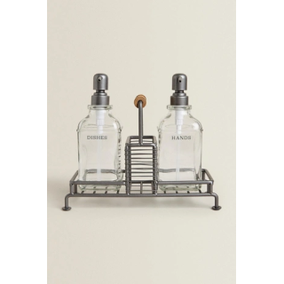 DOUBLE KITCHEN DISPENSER WITH STAND