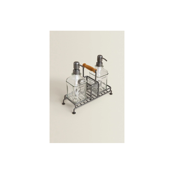 DOUBLE KITCHEN DISPENSER WITH STAND