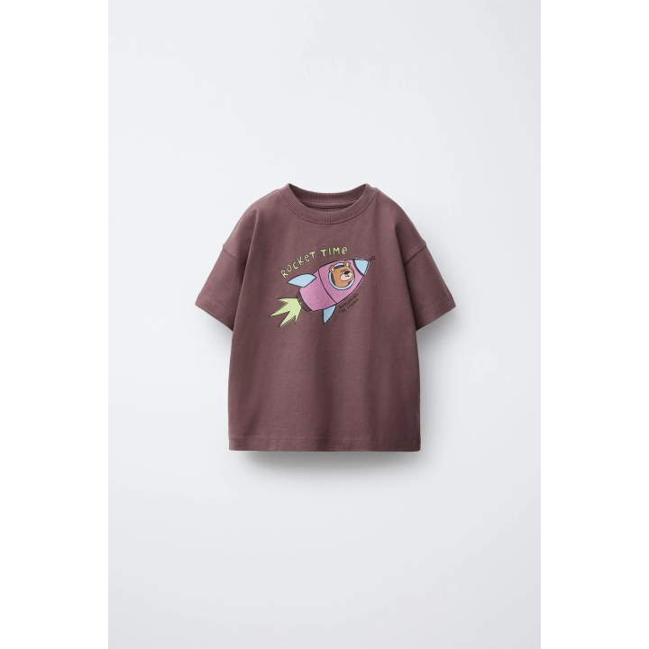 ФУТБОЛКА С АНИМАЛИСТИЧЕСКИМ ПРИНТОМ