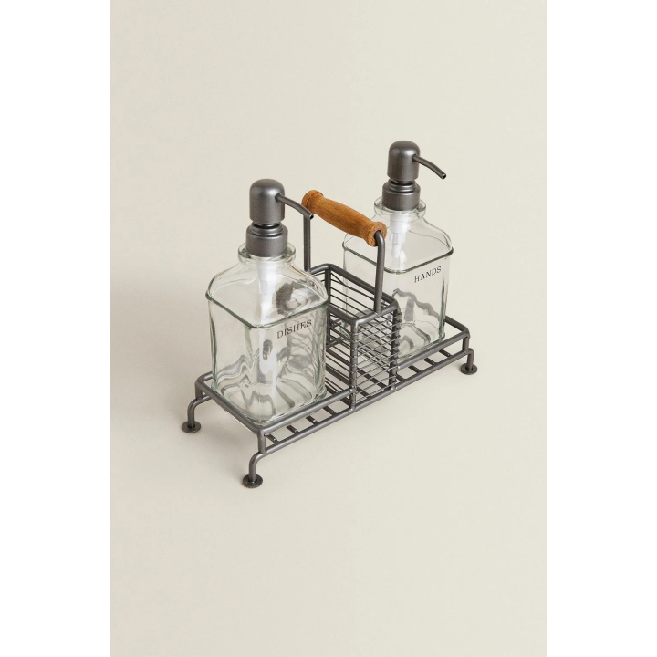 DOUBLE KITCHEN DISPENSER WITH STAND