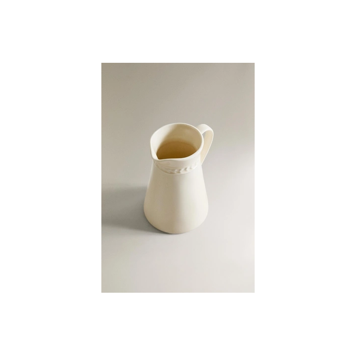 RAISED STONEWARE MILK JUG