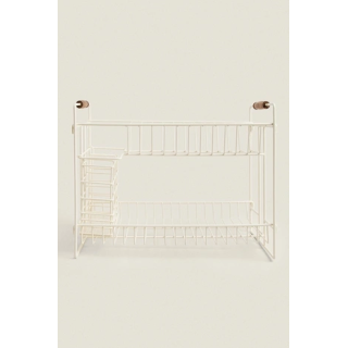 LACQUERED METAL DISH DRAINER