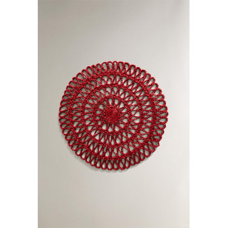 Плетеный новогодний подстилка