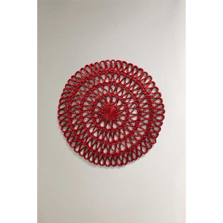 Плетеный новогодний подстилка