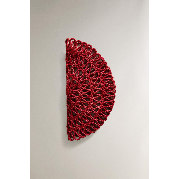 Плетеный новогодний подстилка