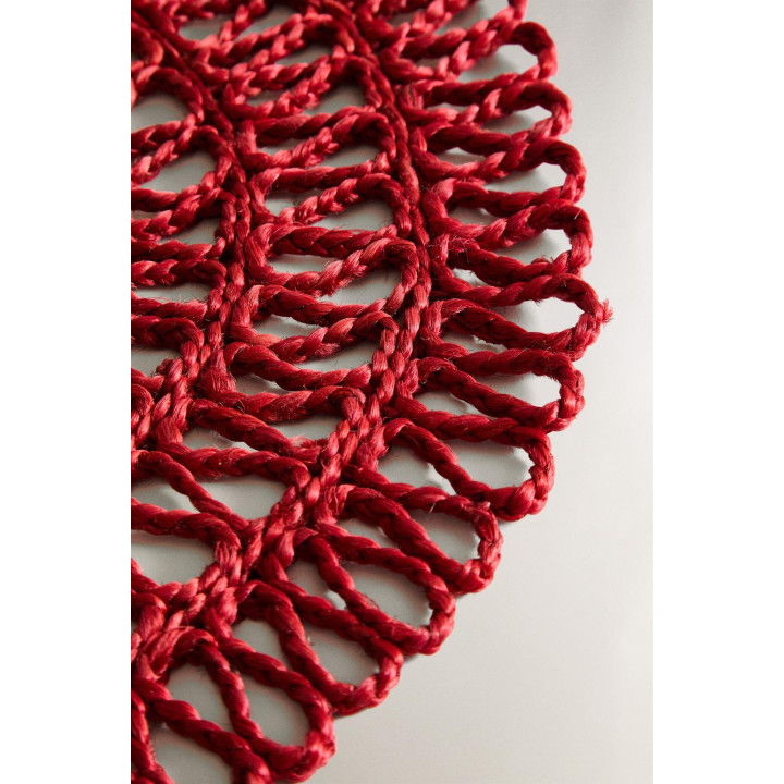 Плетеный новогодний подстилка