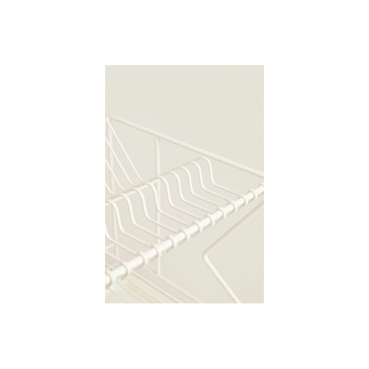 METAL DISH DRAINER WITH TRAY