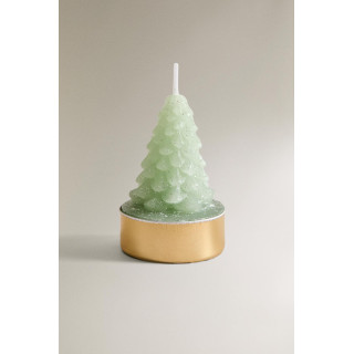 Набор рождественских свечей в форме елочки (набор из 6 штук)