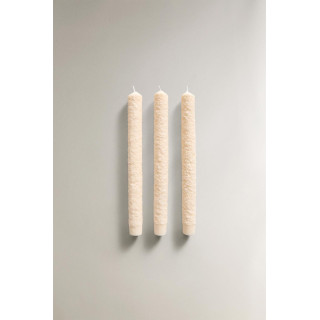 Набор декоративных рождественских свечей с эффектом снега (набор из 3 шт.)