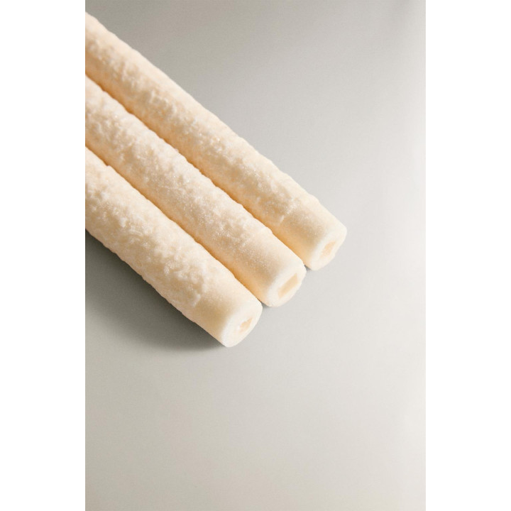 Набор декоративных рождественских свечей с эффектом снега (набор из 3 шт.)