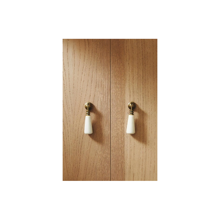 PACK OF DROPLET CERAMIC HANDLES (PACK OF 2)