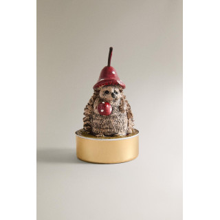 Набор рождественских свечей в форме ежика (упаковка из 6 штук)