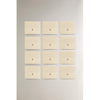 Набор рождественских карт на места (набор из 12)