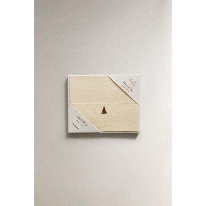 Набор рождественских карт на места (набор из 12)