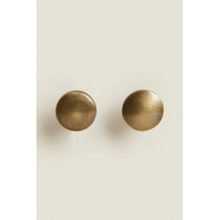 PACK OF ROUND BRASS DOOR KNOBS (PACK OF 2)
