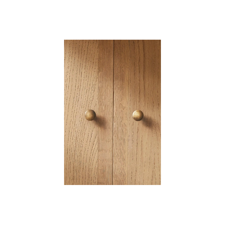 PACK OF ROUND BRASS DOOR KNOBS (PACK OF 2)