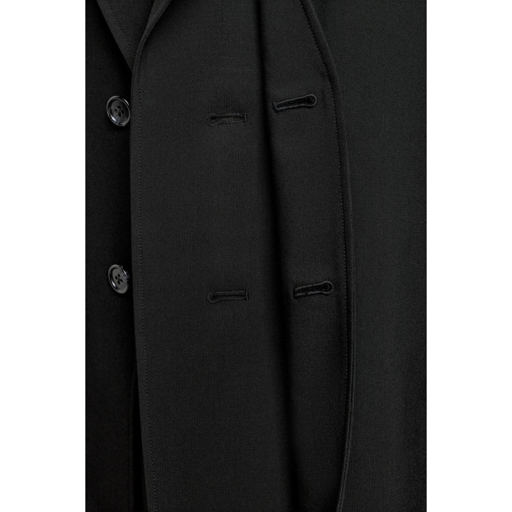 Пиджак съемным лацканами