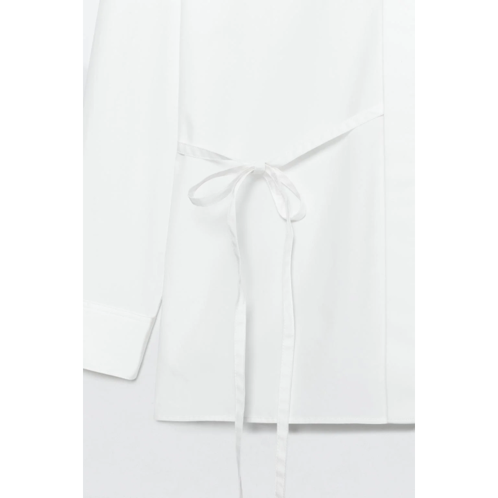 POPLIN SHIRT WITH BOW SOSHIOTSUKI X ZARA