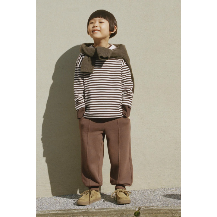 ЛОНГСЛИВ В ПОЛОСКУ С ВЫШИВКОЙ