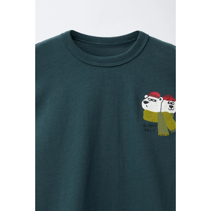 ФУТБОЛКА С ПРИНТОМ «БЕЛЫЕ МЕДВЕДИ»