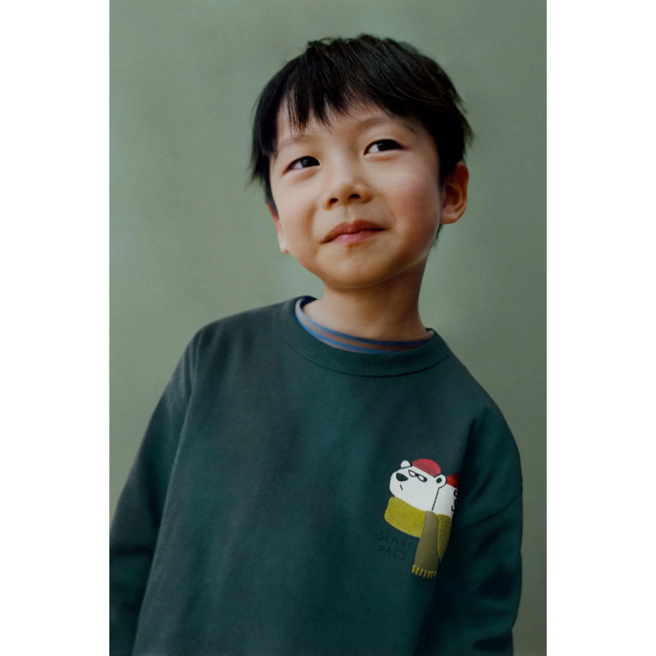 ФУТБОЛКА С ПРИНТОМ «БЕЛЫЕ МЕДВЕДИ»