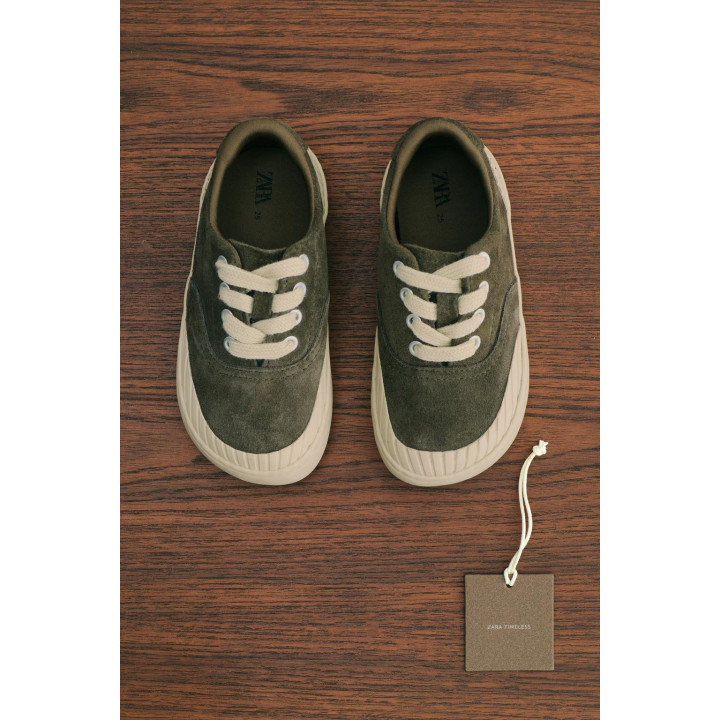 ZARA TIMELESS - КОЖАНЫЕ КРОССОВКИ