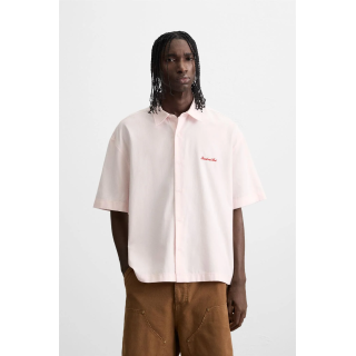 РУБАШКА С КОНТРАСТНОЙ ВЫШИВКОЙ