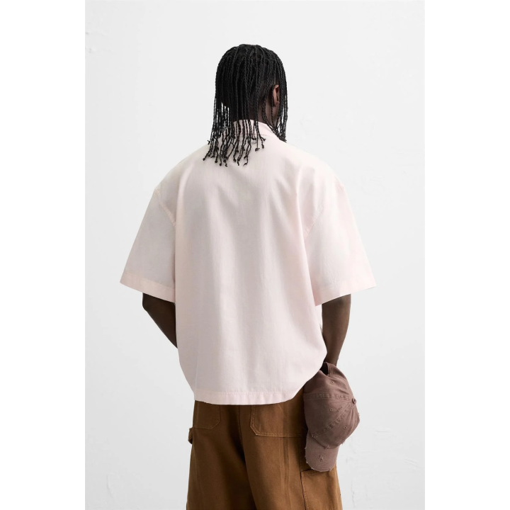 РУБАШКА С КОНТРАСТНОЙ ВЫШИВКОЙ