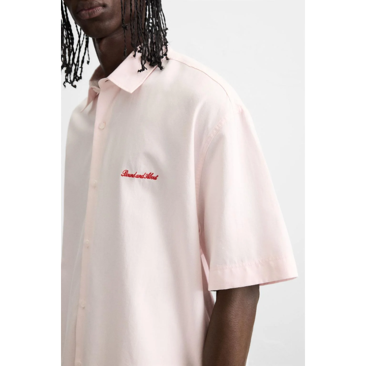 РУБАШКА С КОНТРАСТНОЙ ВЫШИВКОЙ