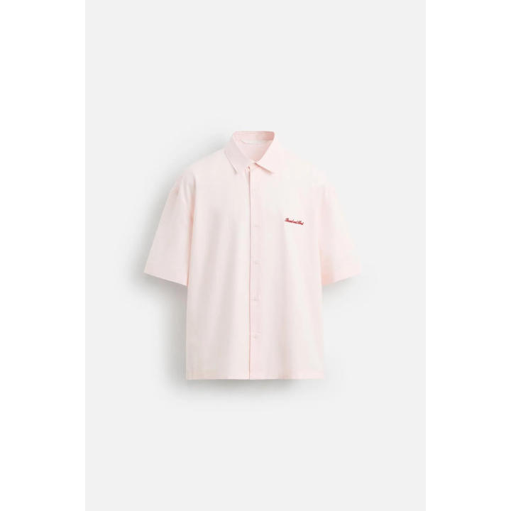 РУБАШКА С КОНТРАСТНОЙ ВЫШИВКОЙ