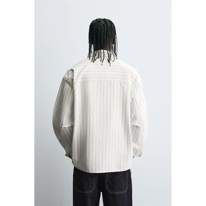 РУБАШКА В ПОЛОСКУ С КАРМАНОМ