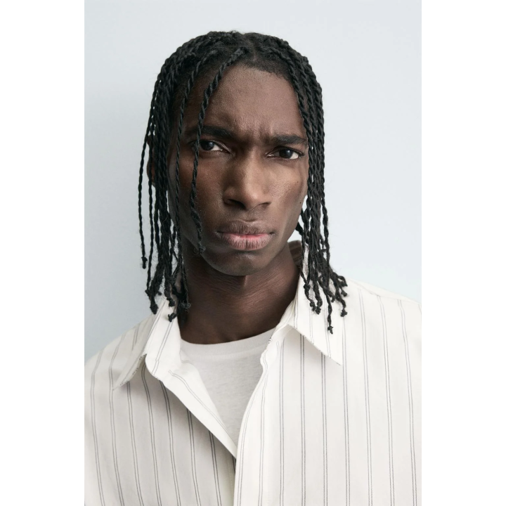 РУБАШКА В ПОЛОСКУ С КАРМАНОМ