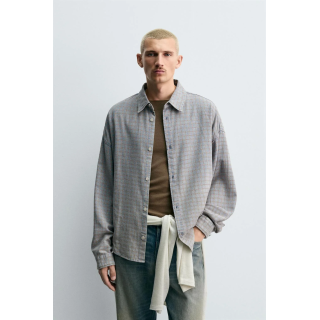 КУРТКА-РУБАШКА СТРУКТУРНАЯ В КЛЕТКУ