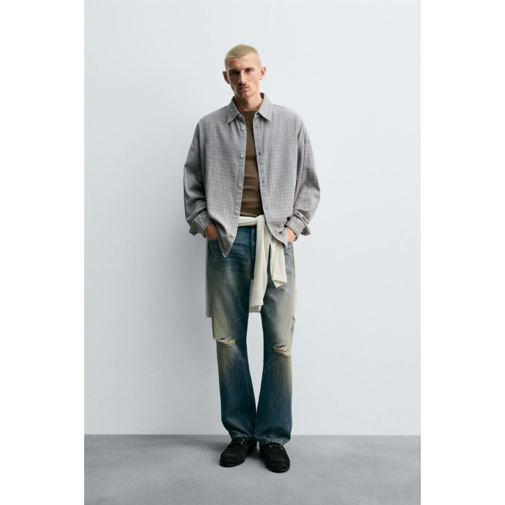 КУРТКА-РУБАШКА СТРУКТУРНАЯ В КЛЕТКУ