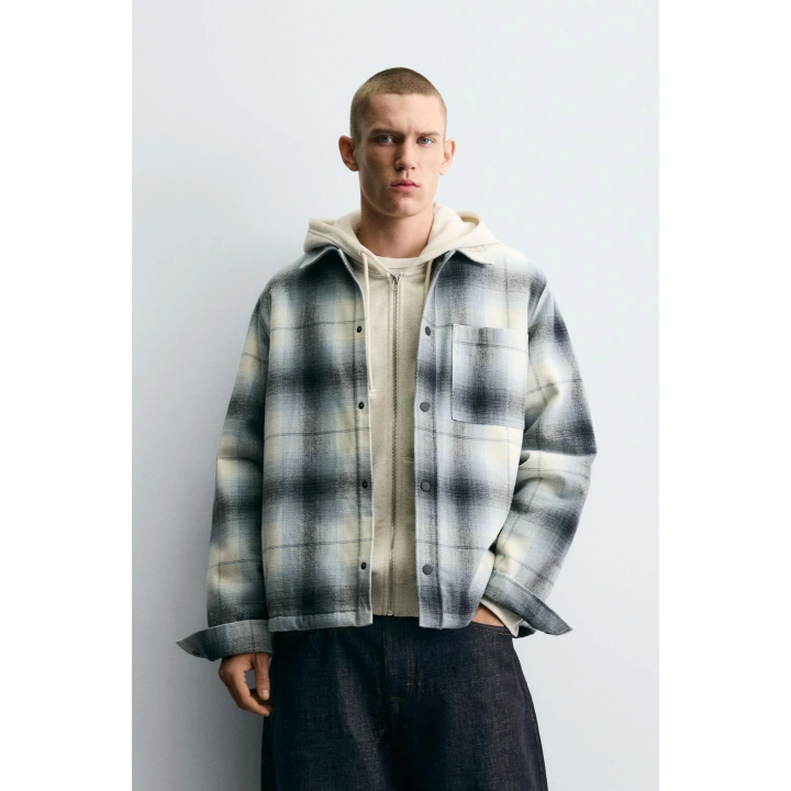 Рубашка с контрастной отделкой