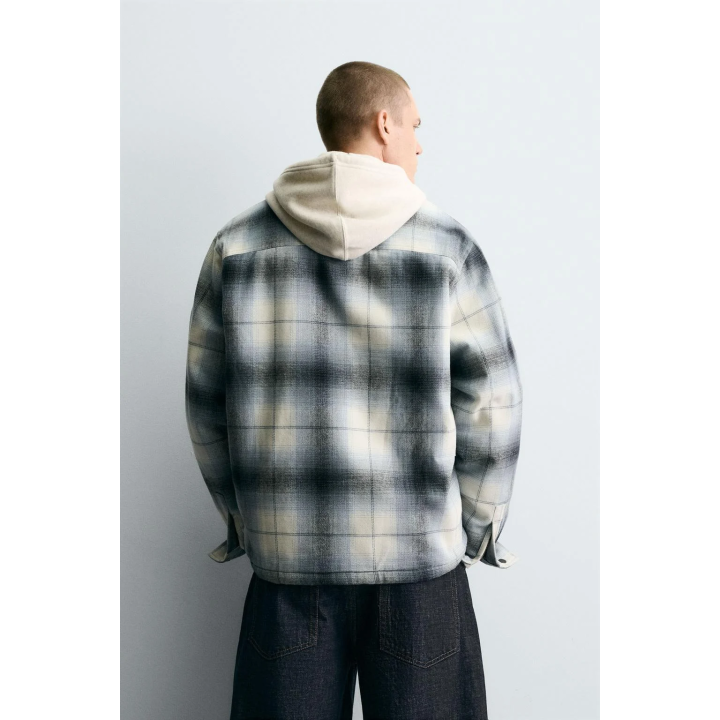 Рубашка с контрастной отделкой