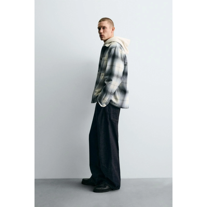 Рубашка с контрастной отделкой