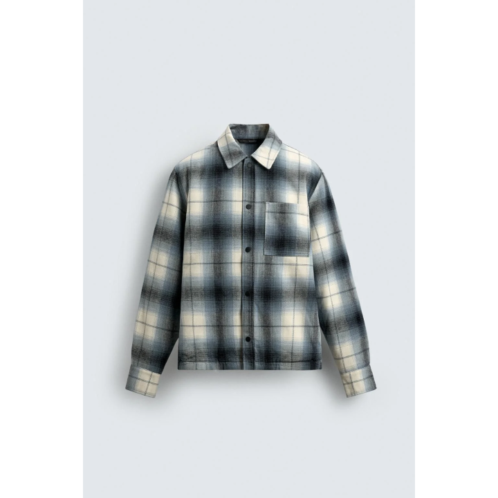 Рубашка с контрастной отделкой