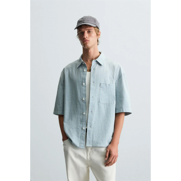 РУБАШКА RELAXED FIT В КЛЕТКУ