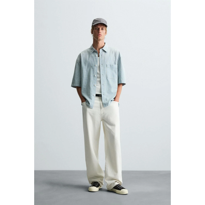 РУБАШКА RELAXED FIT В КЛЕТКУ