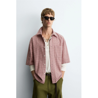 РУБАШКА RELAXED FIT В КЛЕТКУ