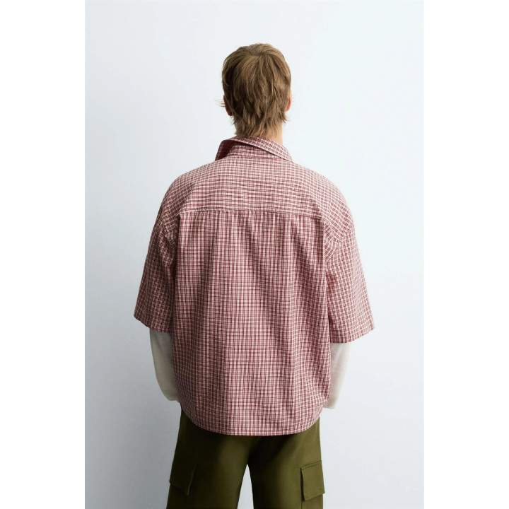 РУБАШКА RELAXED FIT В КЛЕТКУ