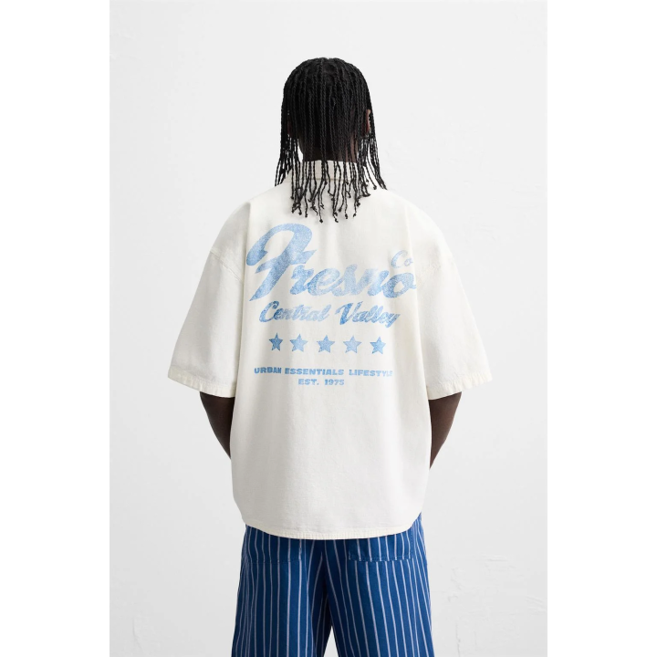 РУБАШКА С КОНТРАСТНОЙ ВЫШИВКОЙ