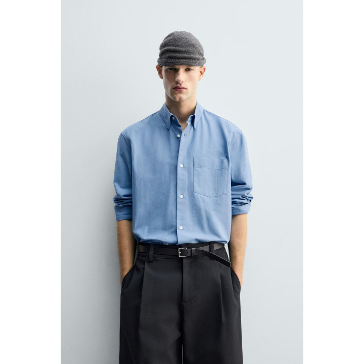 РУБАШКА Оксфорд с карманом