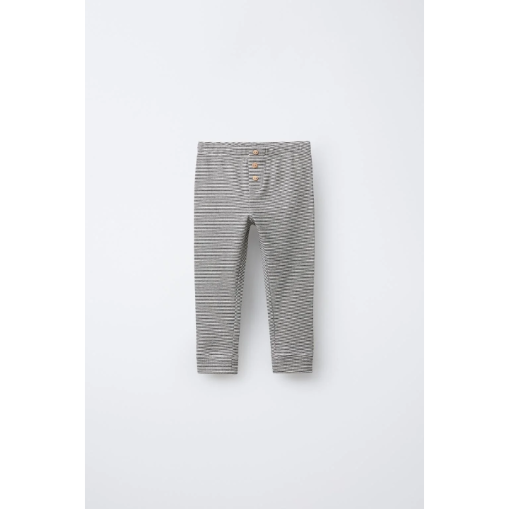 ЛЕГИНСЫ В РУБЧИК В ПОЛОСКУ С ПУГОВИЦАМИ